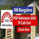 IIM Bangalore PGP Admission 2026 PI Calls Out; Check Now @iimb.ac.in